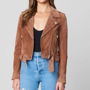 BlankNYC Suede Moto Jacket